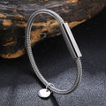 Circular Steel Wire Bracelet