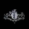 Valkyrie's Radiance Moissanite Ring