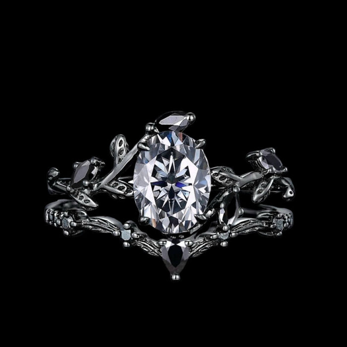 Valkyrie's Radiance Moissanite Ring