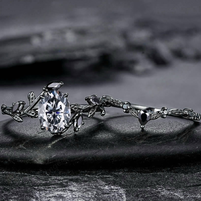 Valkyrie's Radiance Moissanite Ring