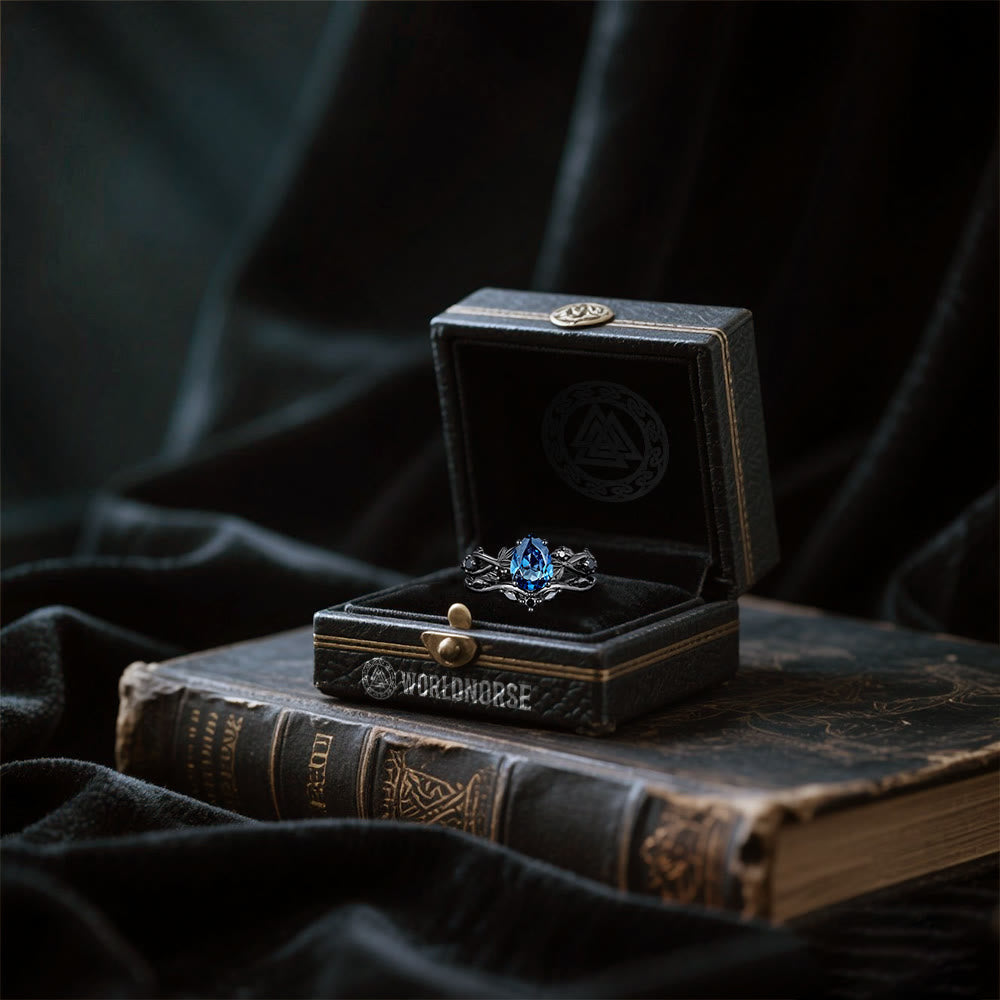 Drop Of Yggdrasil Two Piece Ring Set