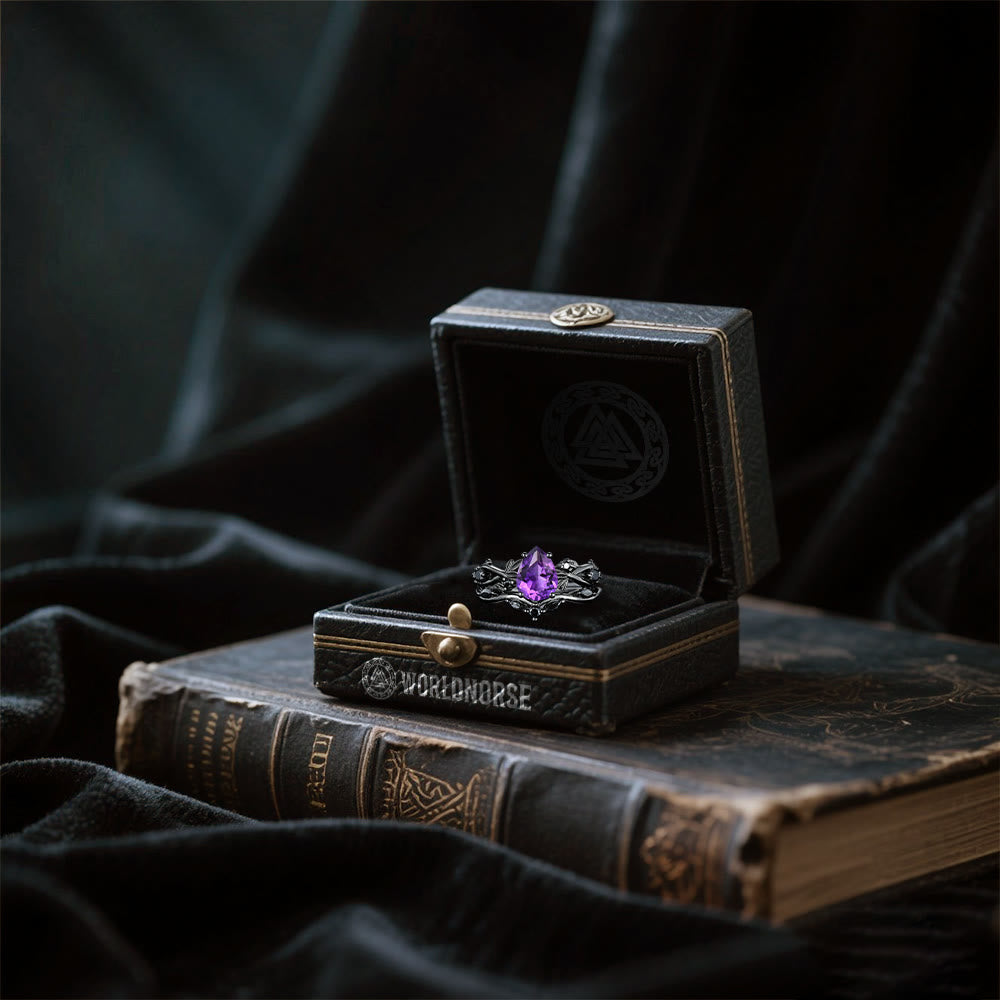 Drop Of Yggdrasil Two Piece Ring Set