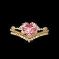 Freya's Heart Leaf Ring