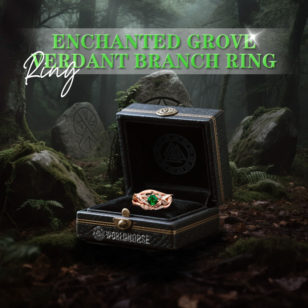 Enchanted Grove Verdant Branch Ring