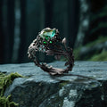 Emerald Yggdrasil Ring
