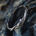 Handcrafted 999 Silver Twisted Branch Bracelet