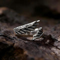 Forged Raven Wing Weft Ring