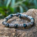 Viking Axe Rune Intertwine Braided Bracelet