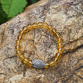 Viking Runes Vegvisir Crystal Beaded Bracelet