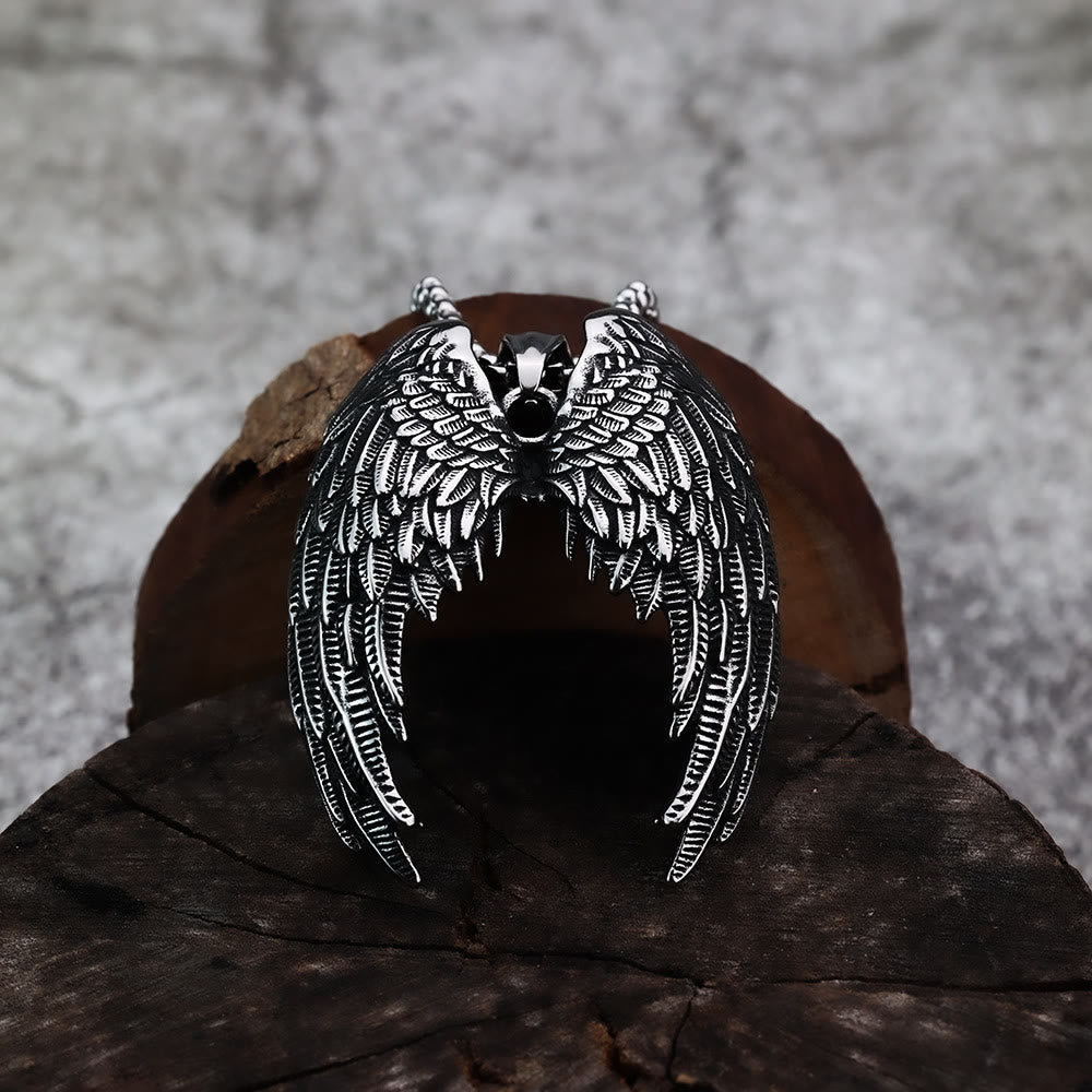 Nordic Feathered Wings Necklace