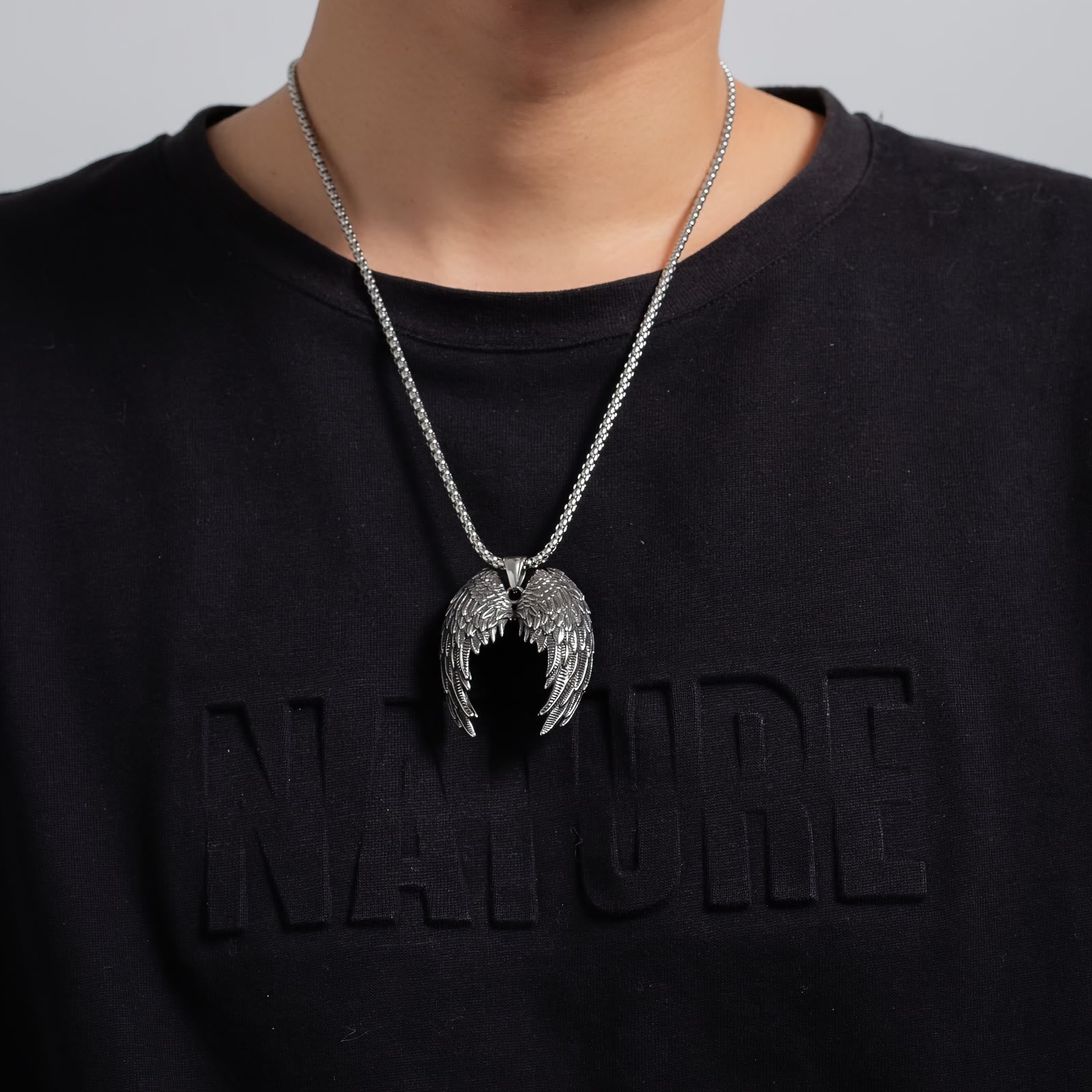 Nordic Feathered Wings Necklace