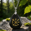 Vegvisir Compass Pathguard Crystal Necklace