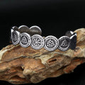 Rune Disc Vegvisir Valknut Bracelet