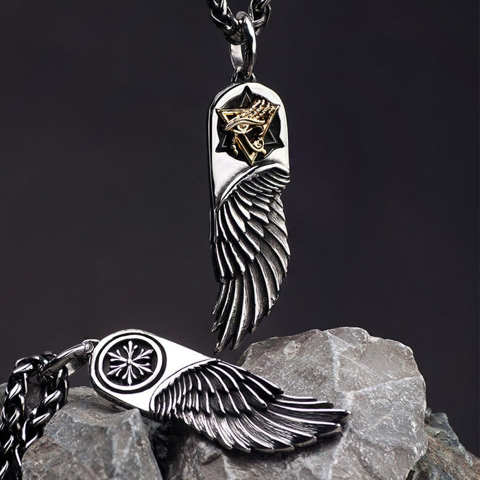 Eye of Horus Wing Necklace