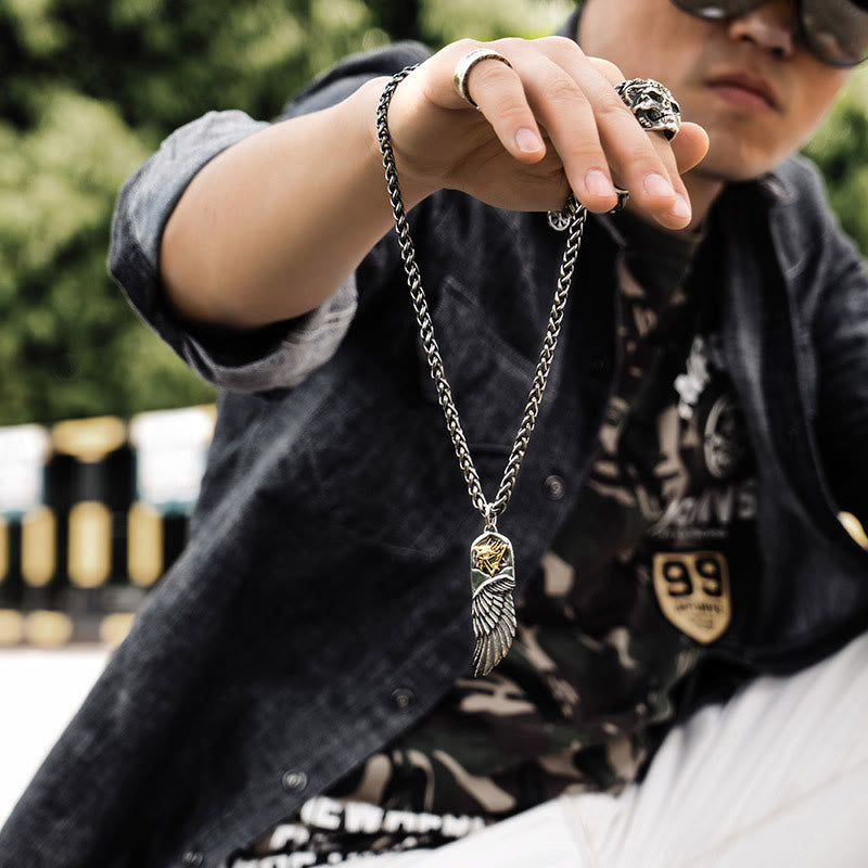 Eye of Horus Wing Necklace