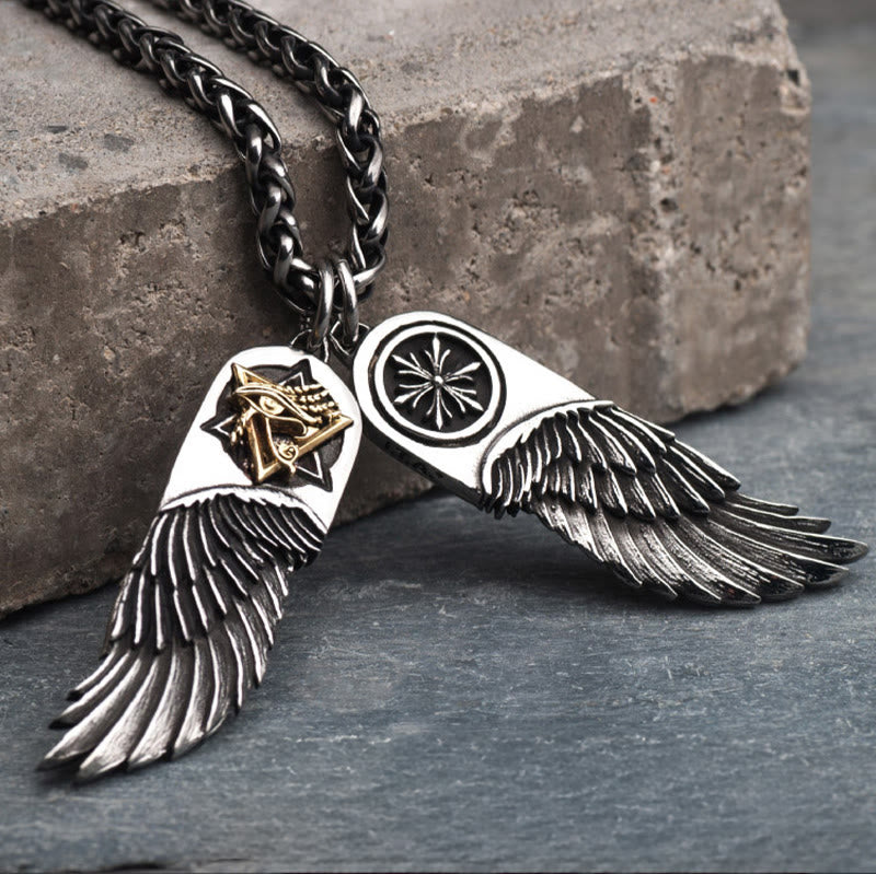 Eye of Horus Wing Necklace
