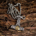 Stainless Steel Mjolnir Viking Necklace