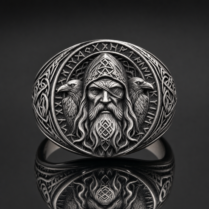 Odin Allfather Signet Ring
