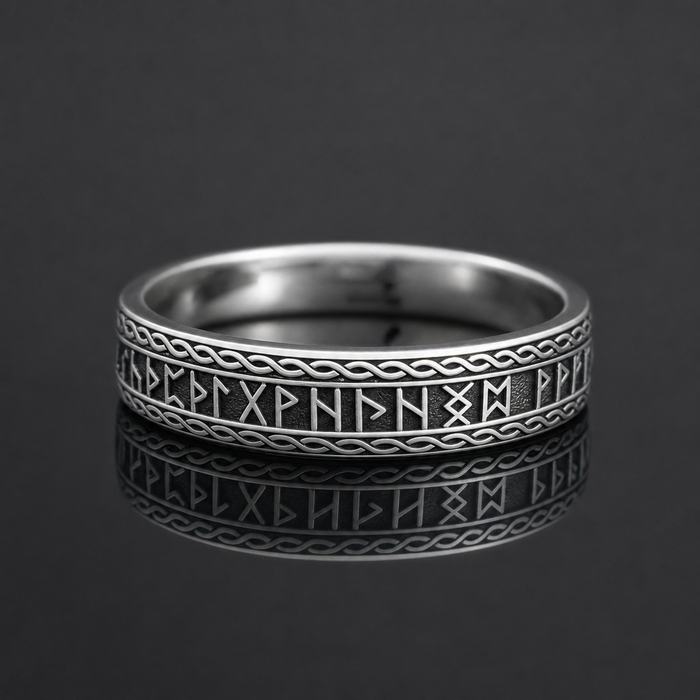 Viking Shieldmaiden Rune Ring