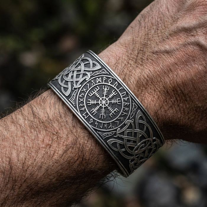Helm of Awe Cuff Bangle Bracelet