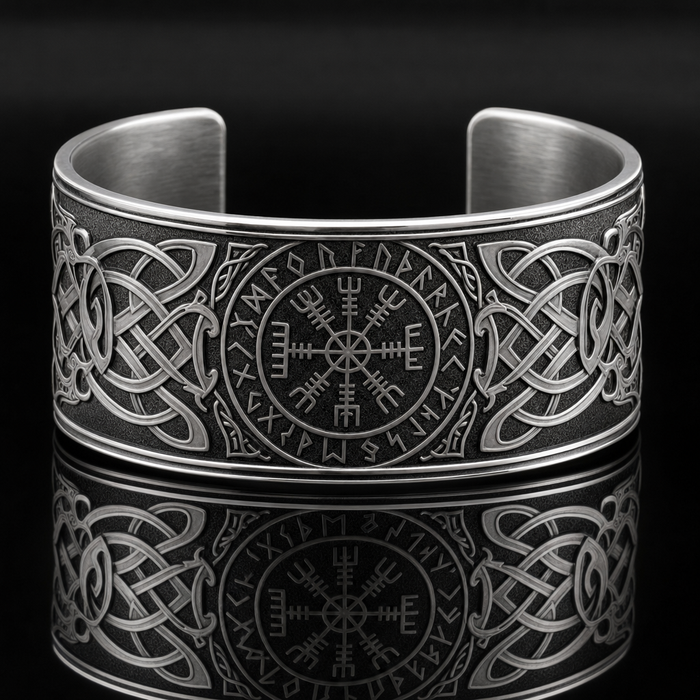 Helm of Awe Cuff Bangle Bracelet
