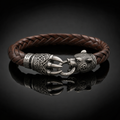 Berserker Bear Claw Leather Bracelet