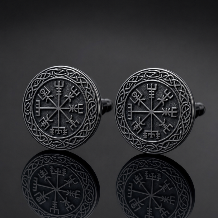 Helm of Awe Aegishjalmur Stud Earrings