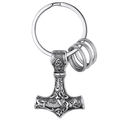 Norse Viking Thor Hammer Mjolnir Keychain for Men