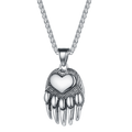 Viking Bear Paw Pendant Necklace Jewelry for Men