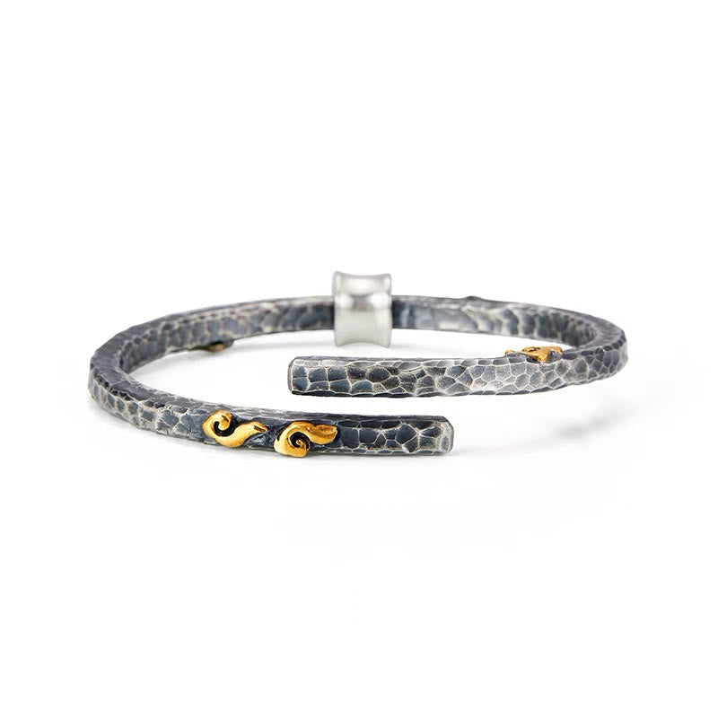 Vintage Hammered Texture Bracelet