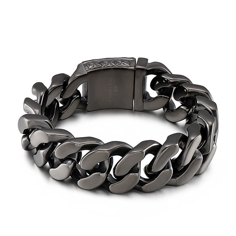 Skull Clasp Cuban Bracelet