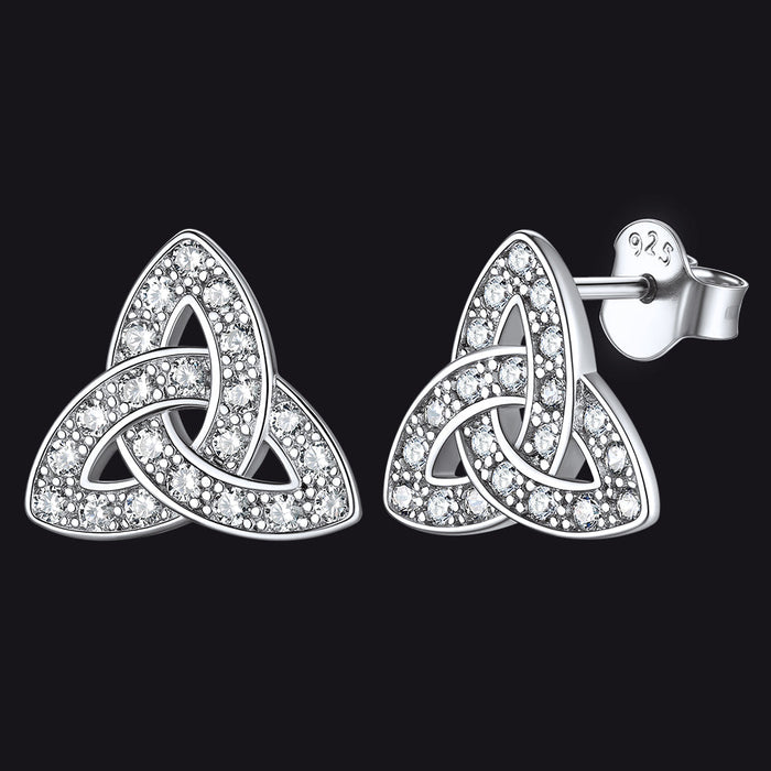 Knot Earrings for Women in Sterling Silver