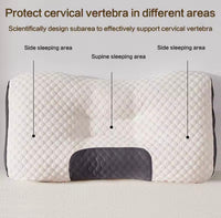 Cervical Pillow for Neck Pain Relief with Ergonomic Support Design | Ideal Neck Support Pillow for Side and Back Sleepers