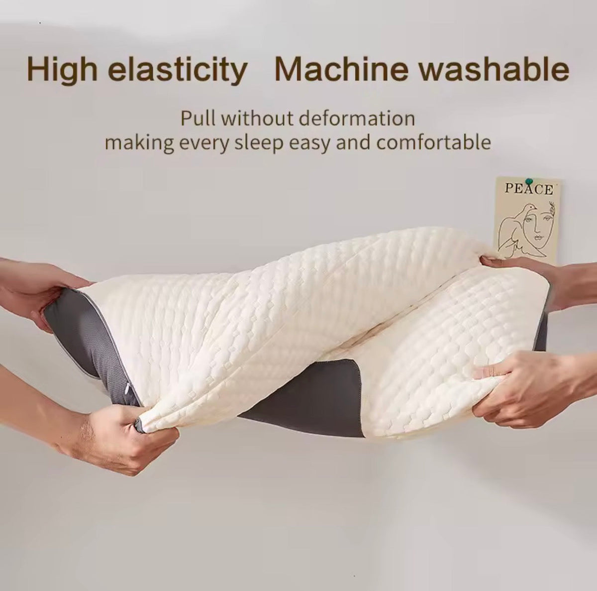 Cervical Pillow for Neck Pain Relief with Ergonomic Support Design | Ideal Neck Support Pillow for Side and Back Sleepers
