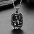 Custom Saint Florian Firefighter Dog Tag Necklace
