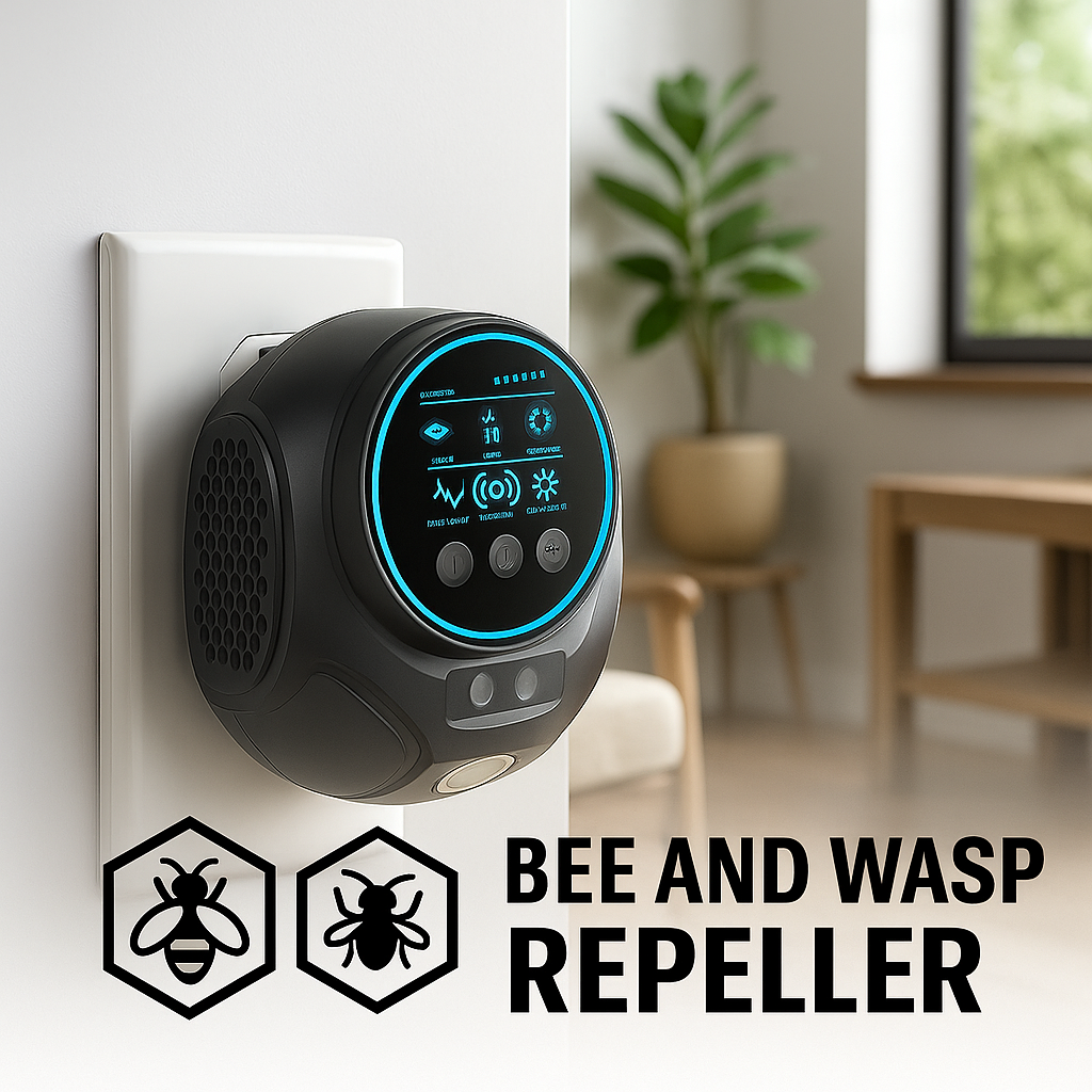 Eco-Friendly Ultrasonic Pest Repeller | 360-Degree Coverage for Safe Outdoor Spaces