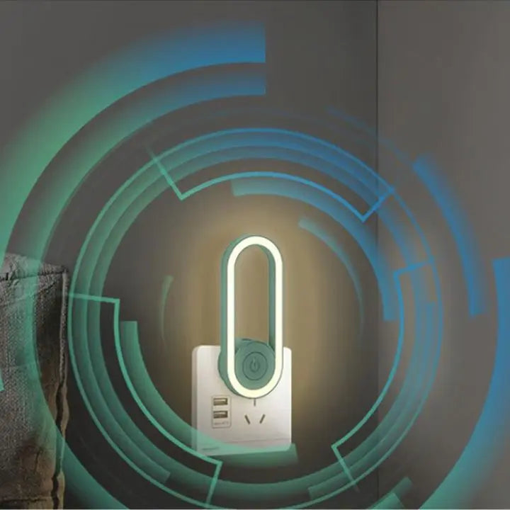 EcoGuard | Ultrasonic Mosquito Repellent Device with LED Night Light | Chemical-Free Protection for Home and Office