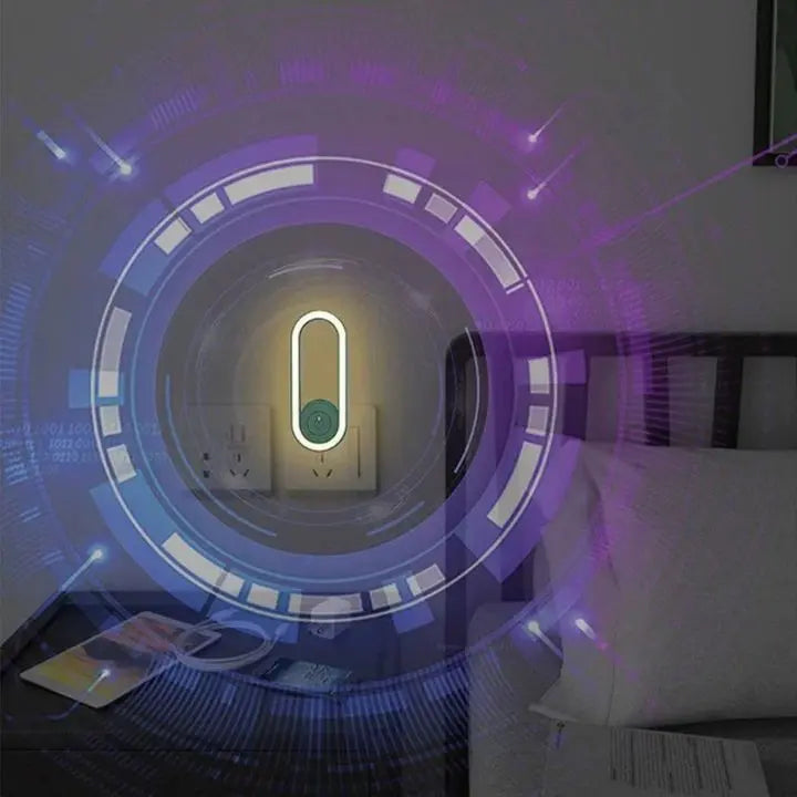 EcoGuard | Ultrasonic Mosquito Repellent Device with LED Night Light | Chemical-Free Protection for Home and Office