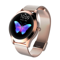 Elegant Collection | Smartwatch for Women with Health Monitoring | Stylish Metallic Design for Everyday Use