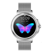 Elegant Collection | Smartwatch for Women with Health Monitoring | Stylish Metallic Design for Everyday Use