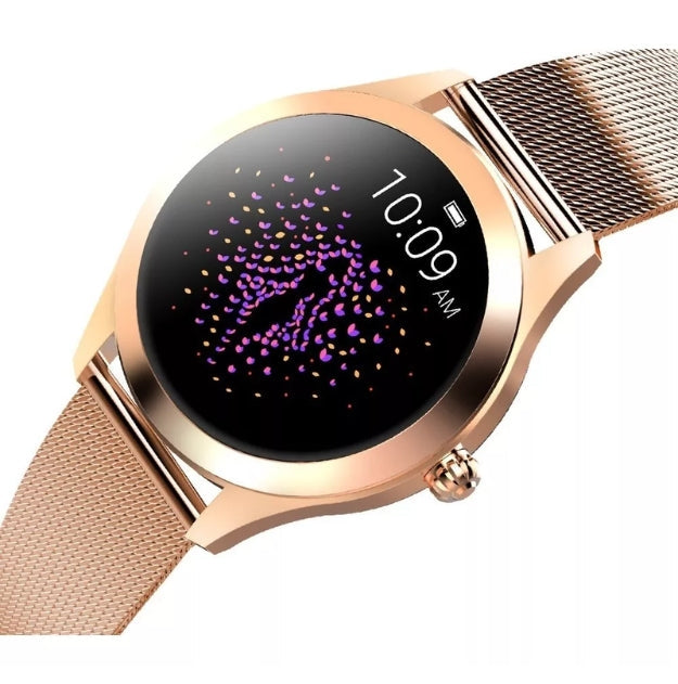 Elegant Collection | Smartwatch for Women with Health Monitoring | Stylish Metallic Design for Everyday Use