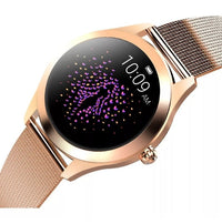 Elegant Collection | Smartwatch for Women with Health Monitoring | Stylish Metallic Design for Everyday Use
