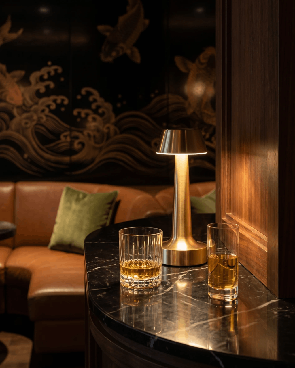 Elegant Cordless Table Lamp with Warm Light Design | Versatile Bedside Lighting for Cozy Ambiance