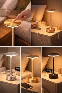 Elegant LED Table Lamp | Cordless & Dimmable Design for Versatile Lighting