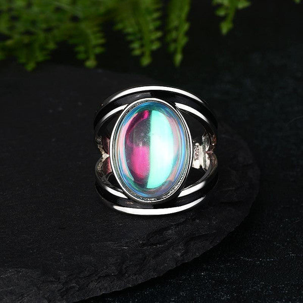 Elegant Moonstone Ring | Stunning Rainbow Sparkle with Unique Design | Perfect Accessory for Everyday Wear