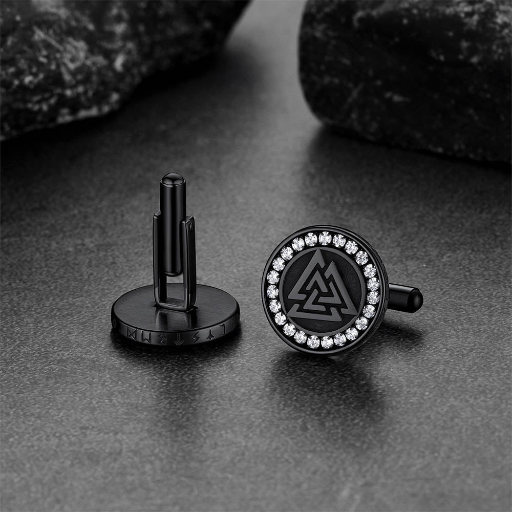 Viking Valknut Cufflinks for Men