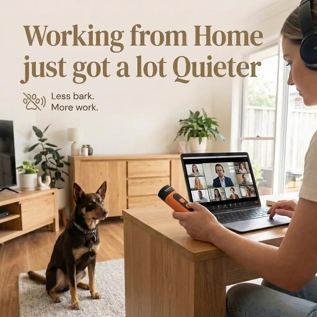 Gentle Bark Control | Anti Barking Device with Ultrasonic Technology | Humane Training Solution for Calm Dogs