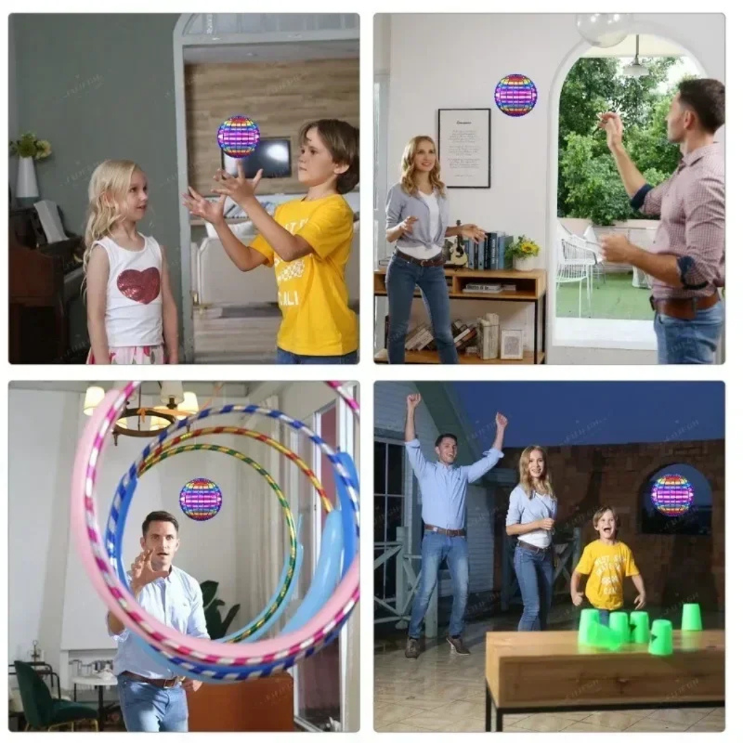 Interactive LED Boomerang Ball | Color-Changing Lights for Active Family Fun