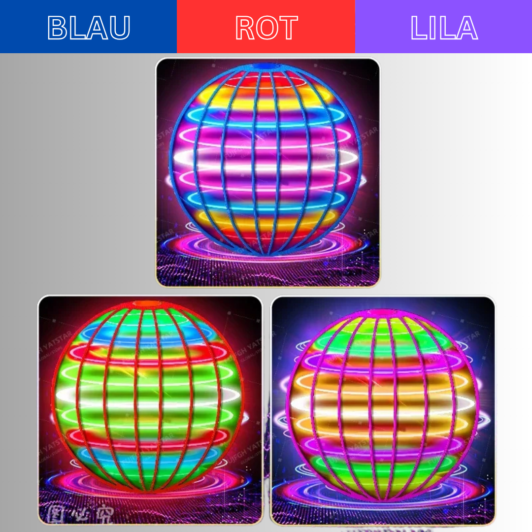 Interactive LED Boomerang Ball | Color-Changing Lights for Active Family Fun
