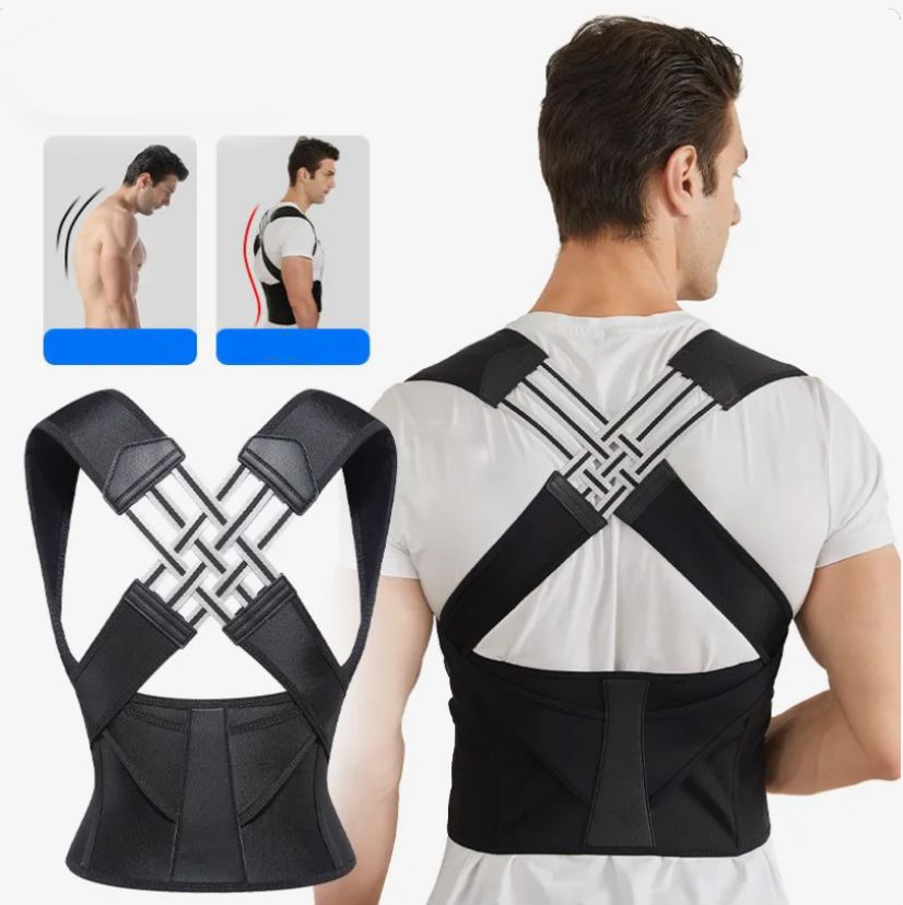 Posture Corrector | Adjustable Back Support Brace with Enhanced Comfort | Pain Relief for Better Posture